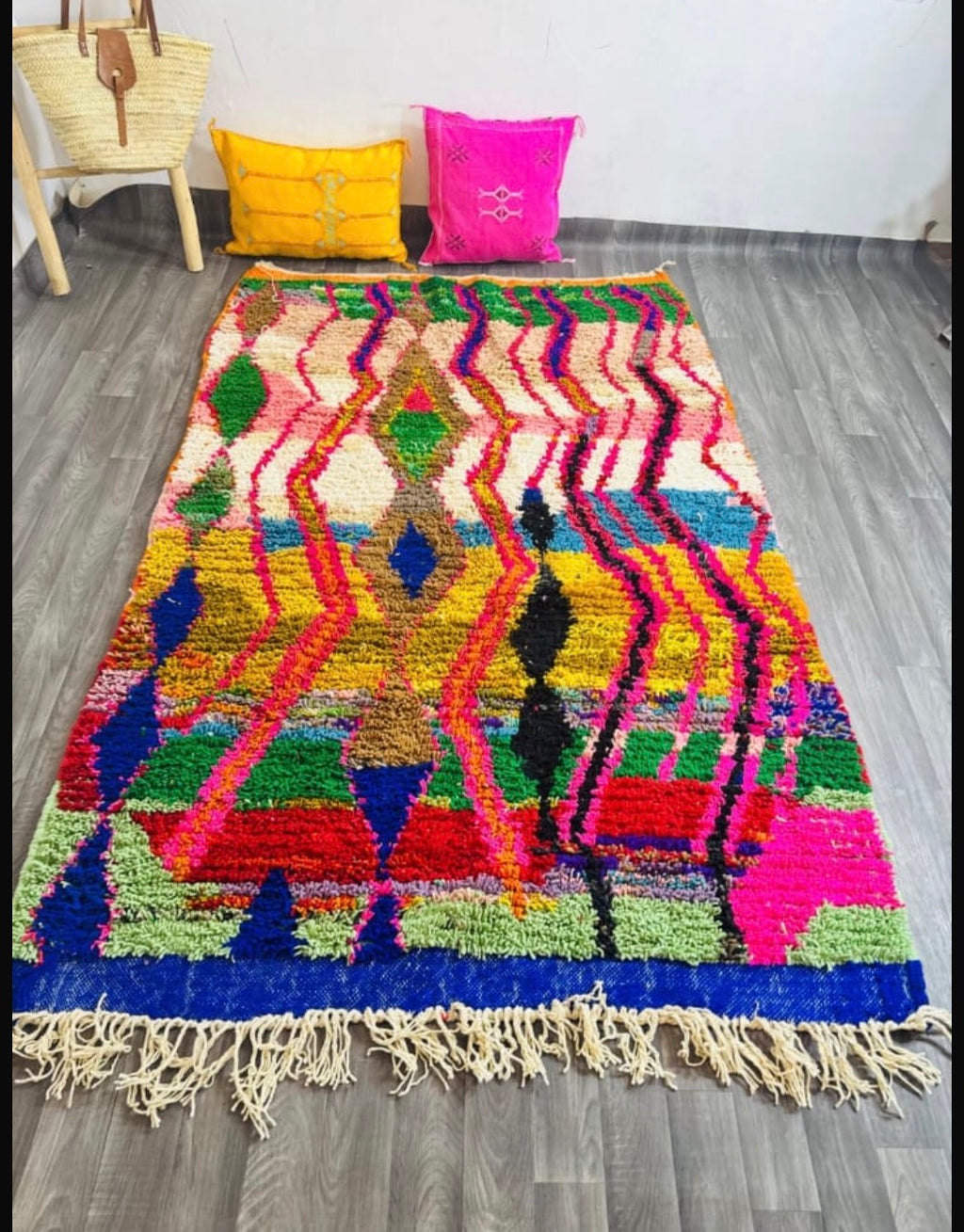 Magnifique Tapis Amazigh Maroc très rare