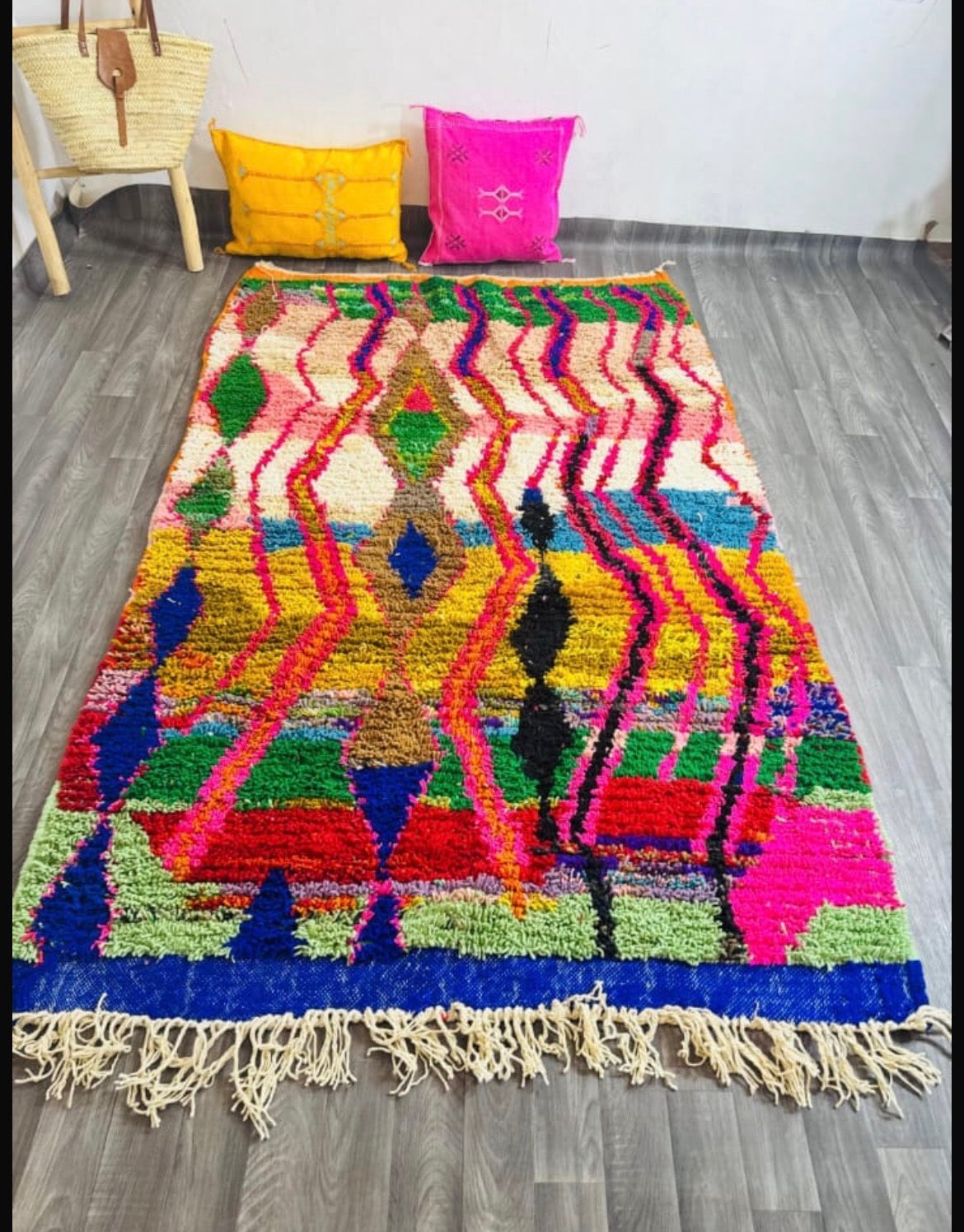 Magnifique Tapis Amazigh Maroc très rare