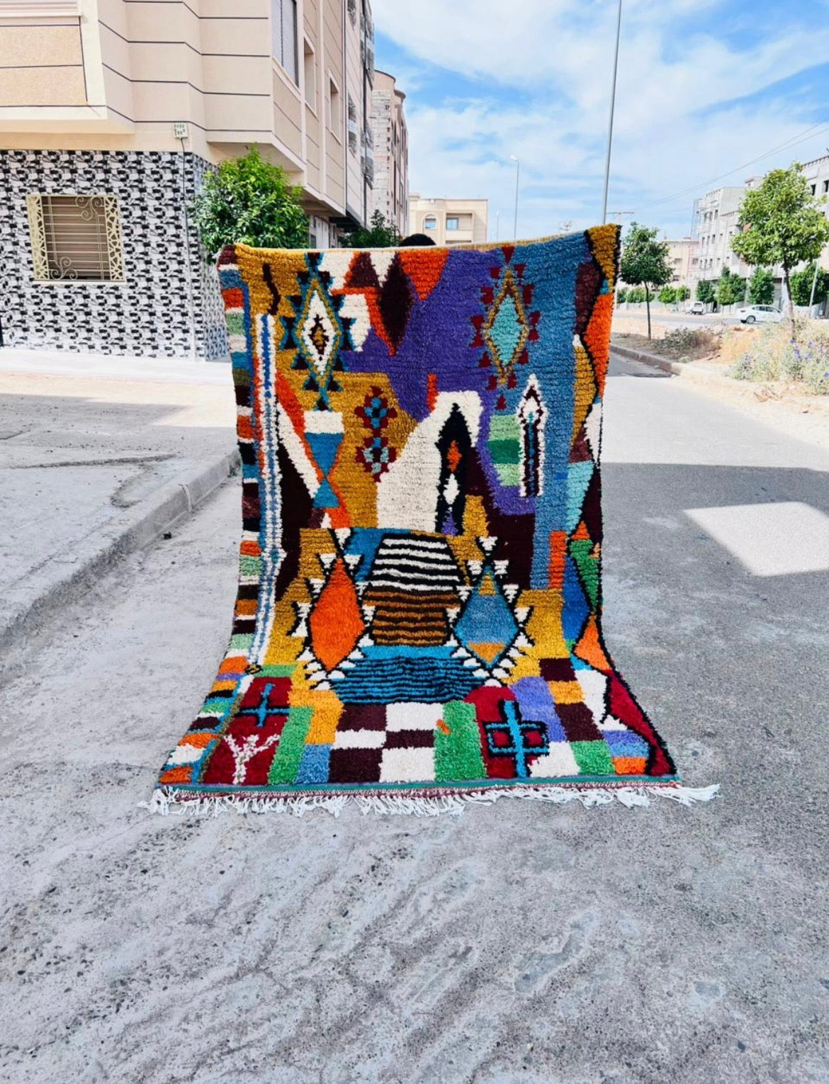 Magnifique Tapis Amazigh Maroc très rare