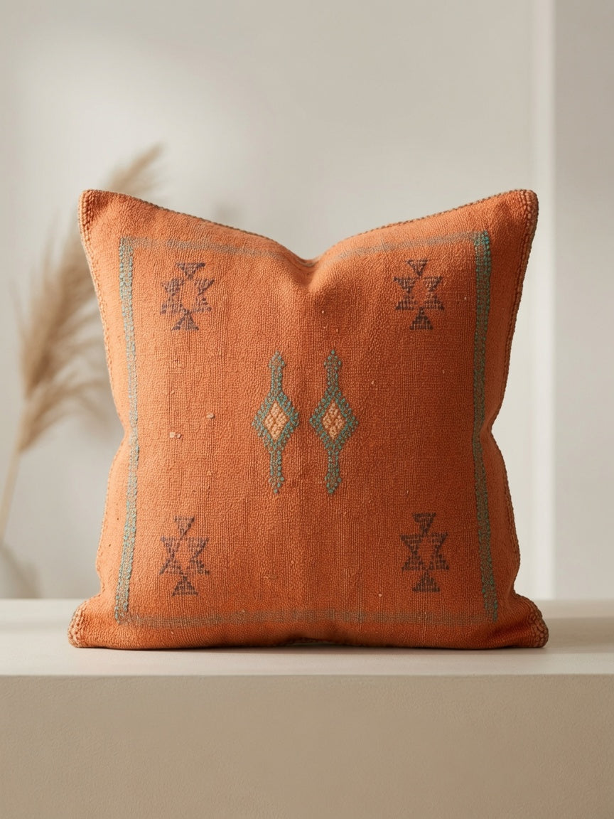 Housse de coussin Soie de Cactus Le Duo d’Amazigh