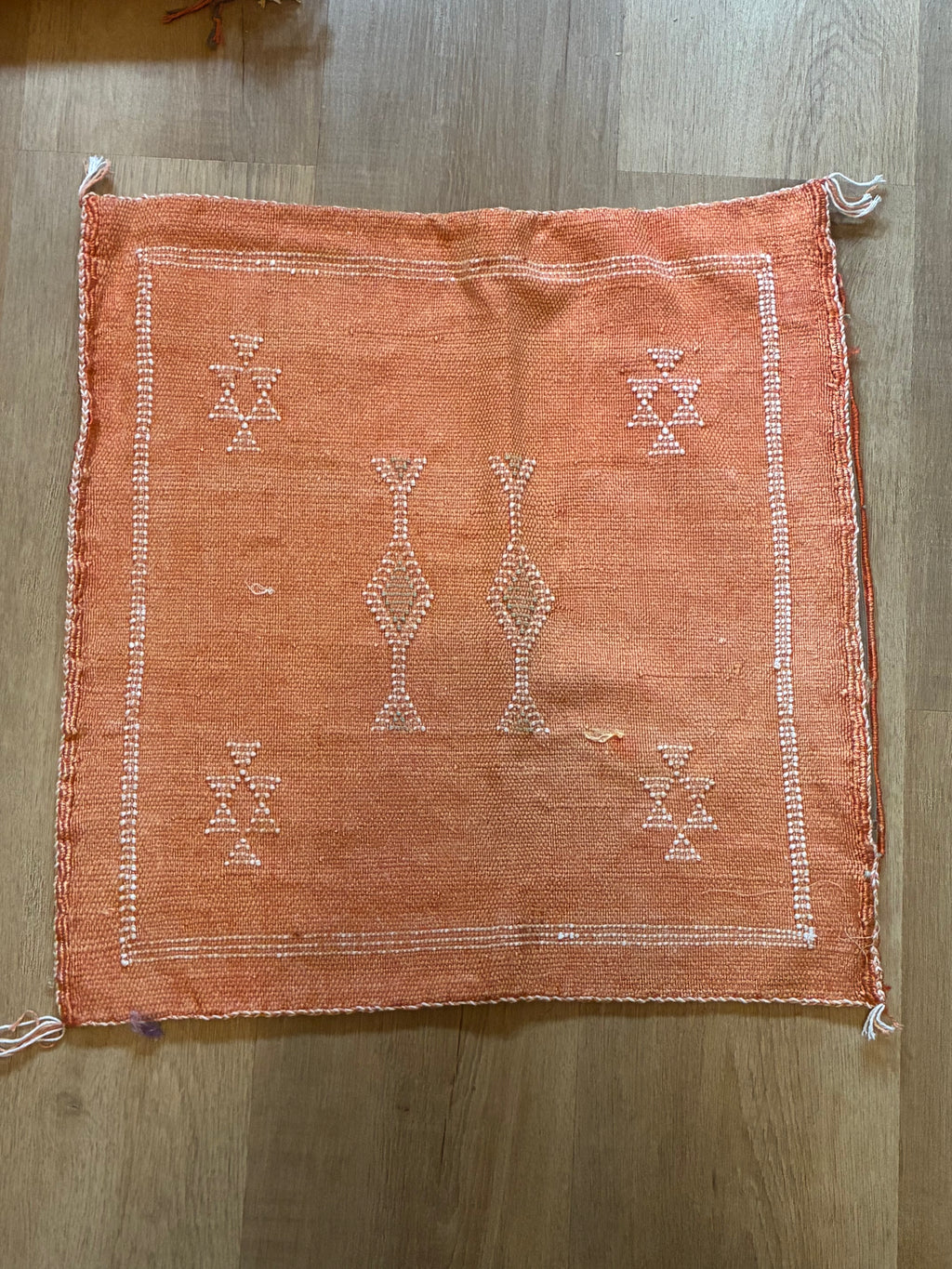 Housse de coussin Soie de Cactus L’Écho du Sahara
