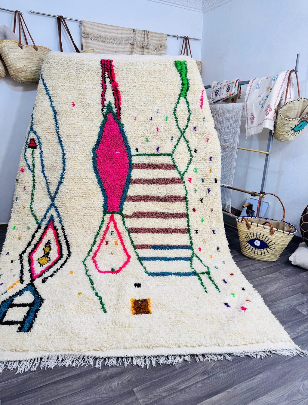 Magnifique Tapis Amazigh Maroc très rare