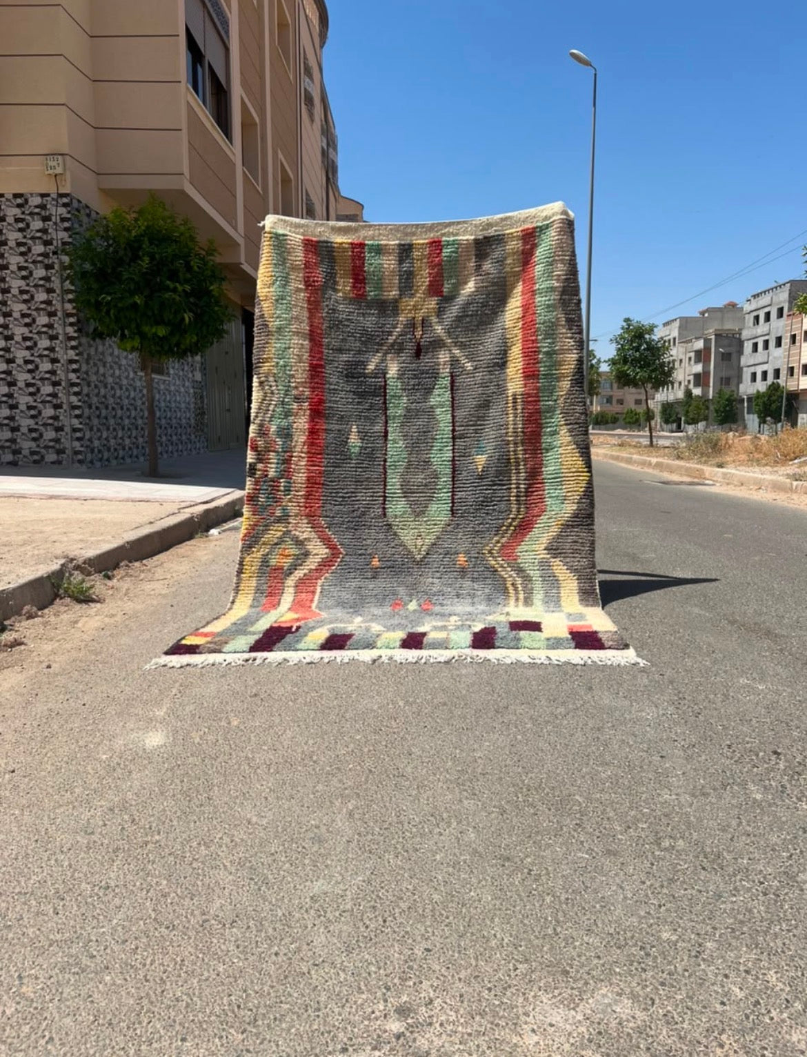 Magnifique Tapis Amazigh Maroc très rare