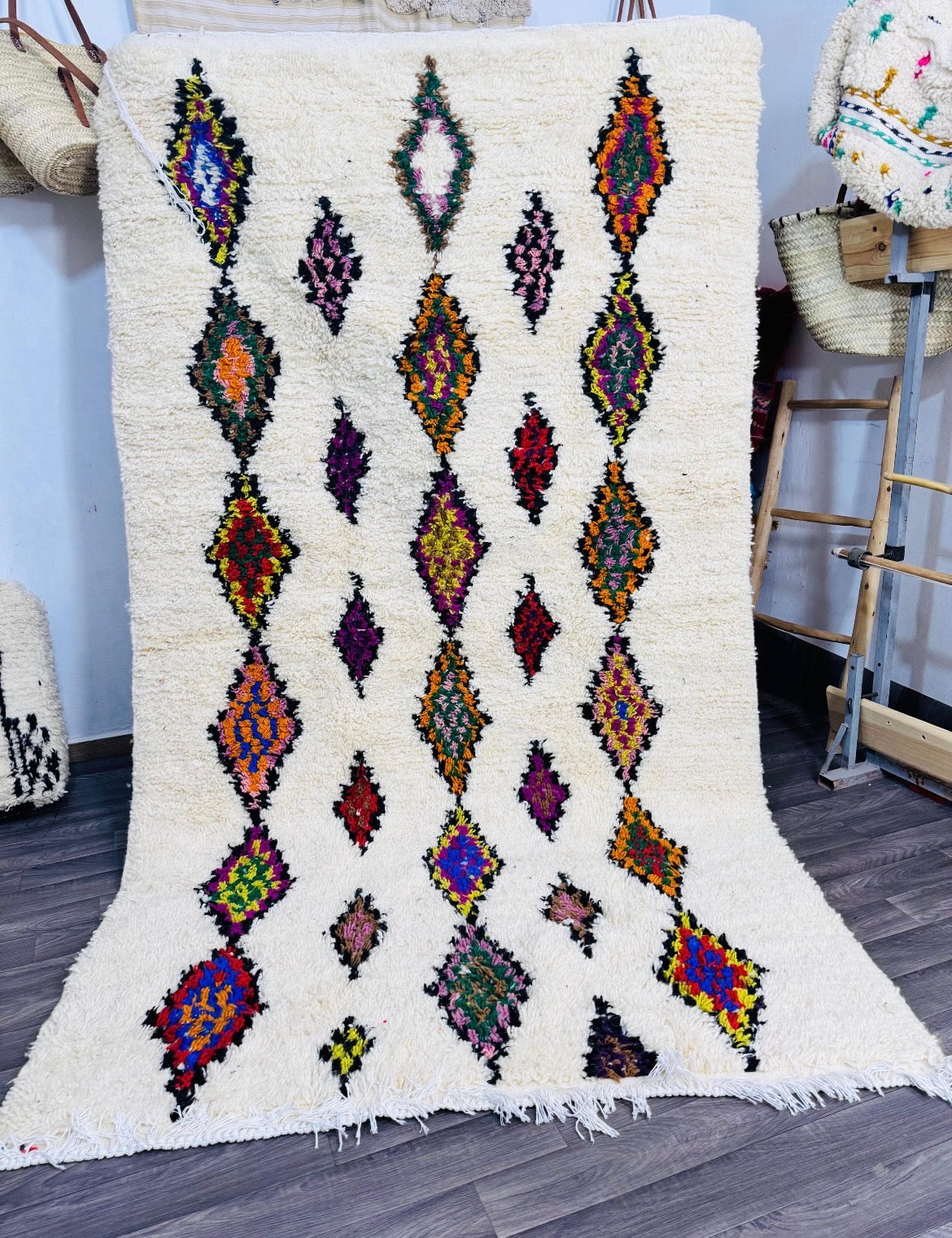 Magnifique Tapis Amazigh Maroc très rare