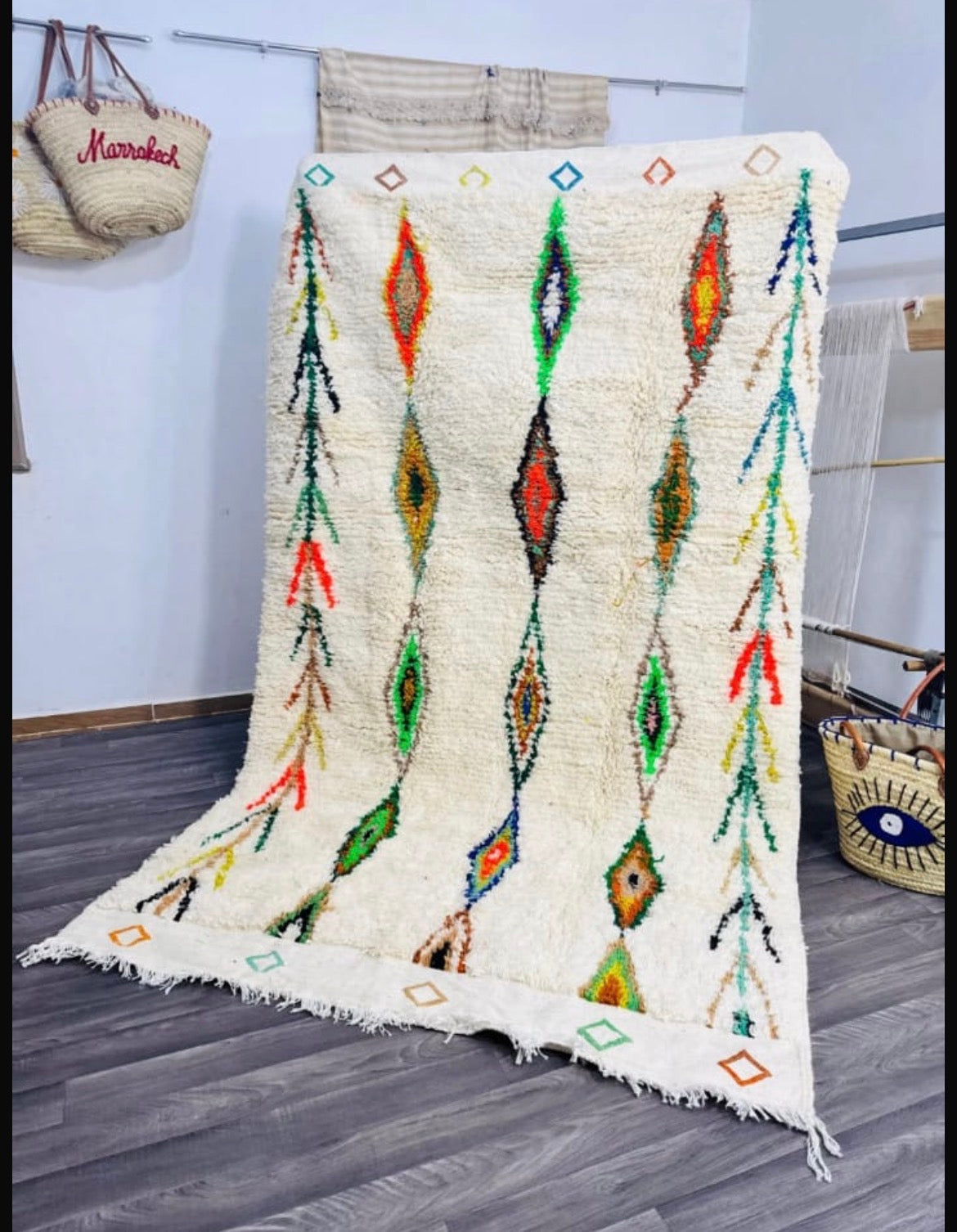 Magnifique Tapis Amazigh Maroc très rare
