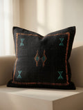 Housse de Coussin Soie de Cactus Le Sablier de Nuit