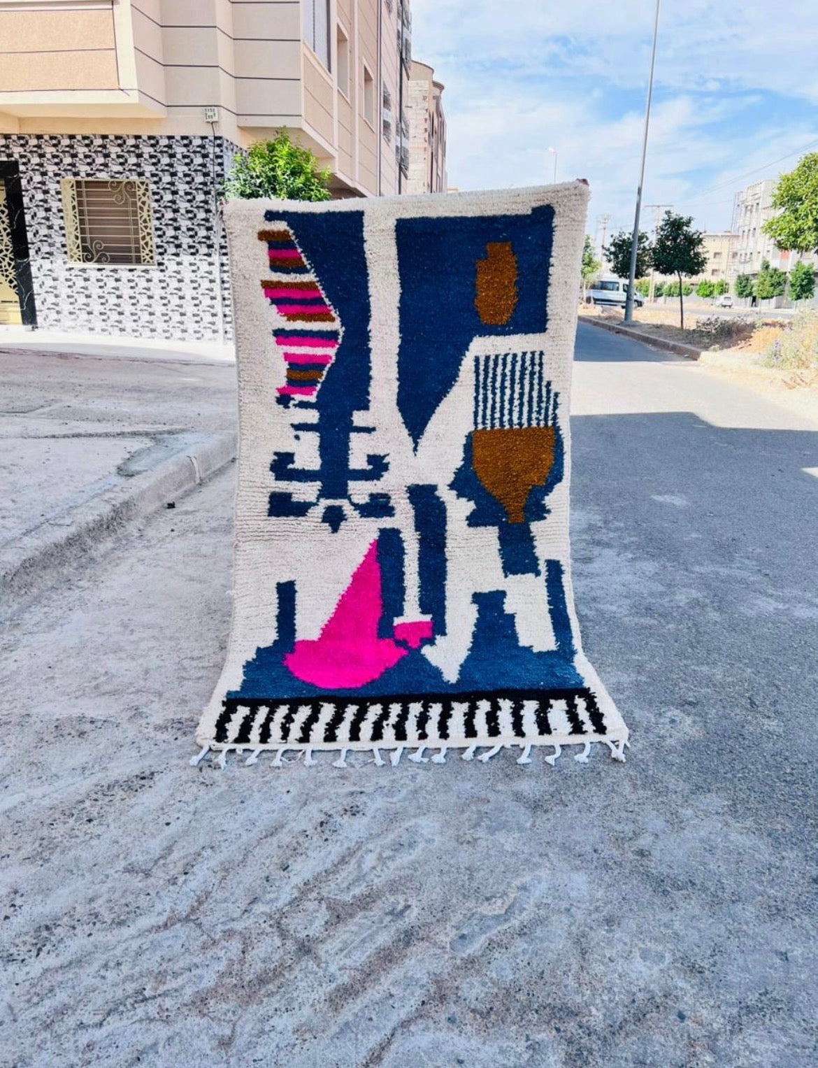Magnifique Tapis Amazigh Maroc très rare