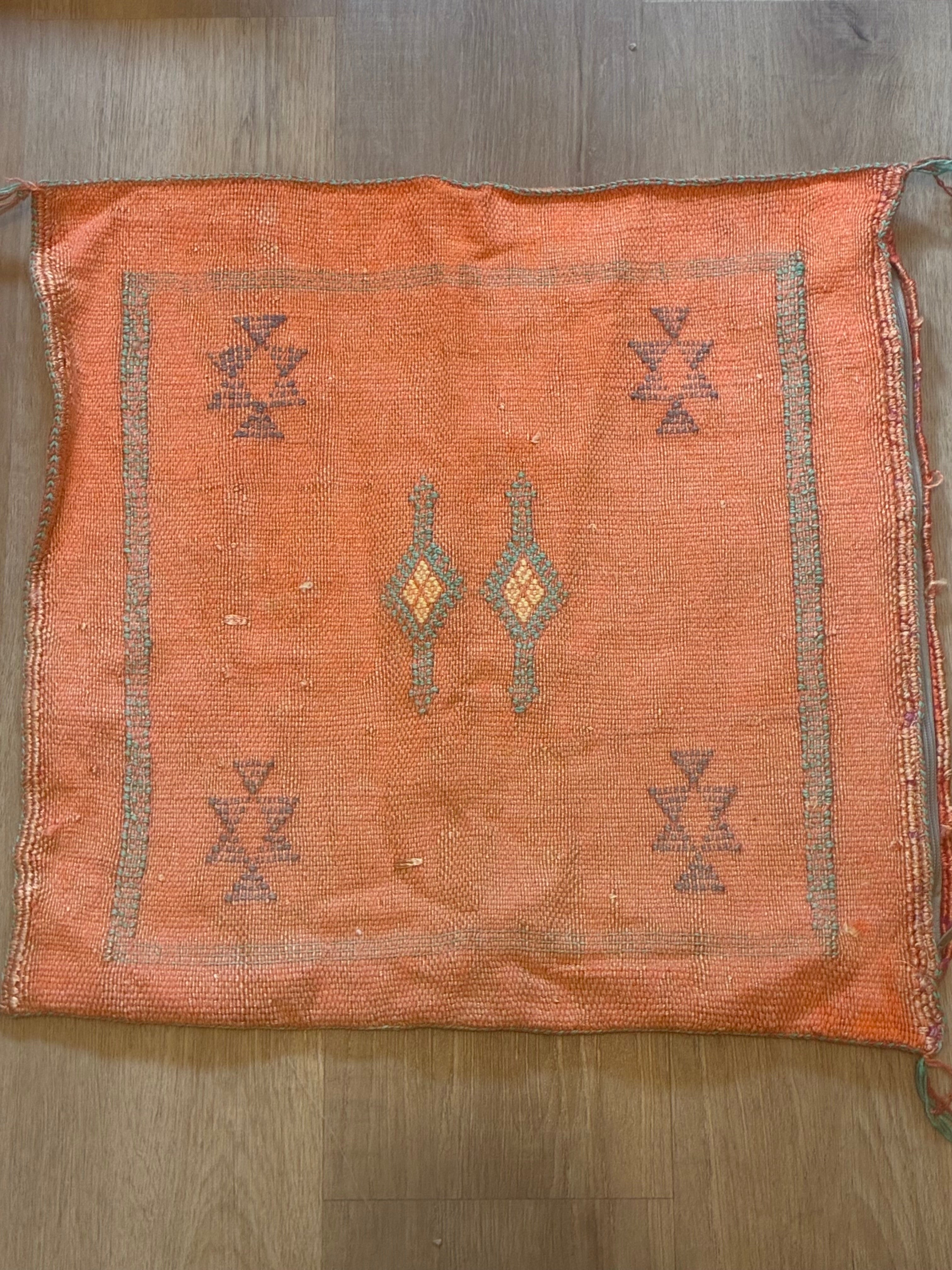 Housse de coussin Soie de Cactus Le Duo d’Amazigh