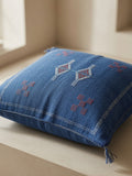Housse de Coussin en soie de cactus Le Bleu de Nuit