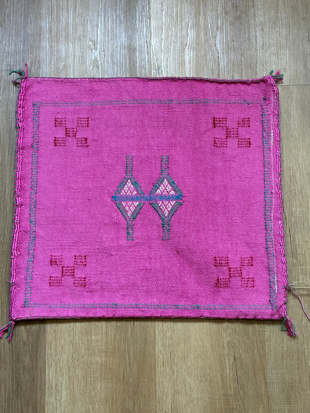 Housse de coussin sabra soie de cactus Maroc